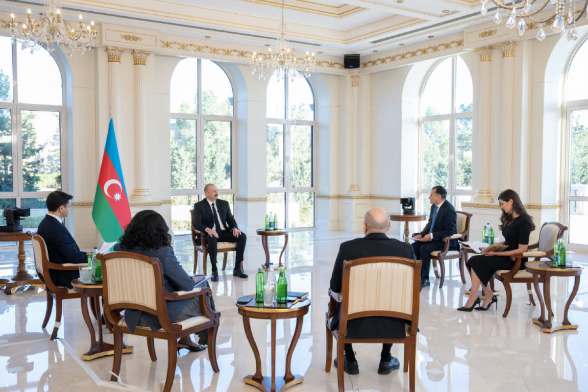 Prezident İlham Əliyevin yerli televiziya kanallarına müsahibəsi - VİDEO