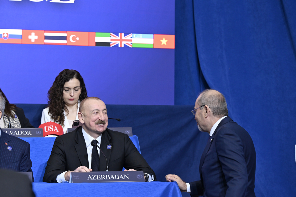 Prezident İlham Əliyev Vaşinqtonda Sülh Şurasının ilk iclasında iştirak edib - YENİLƏNİB-3