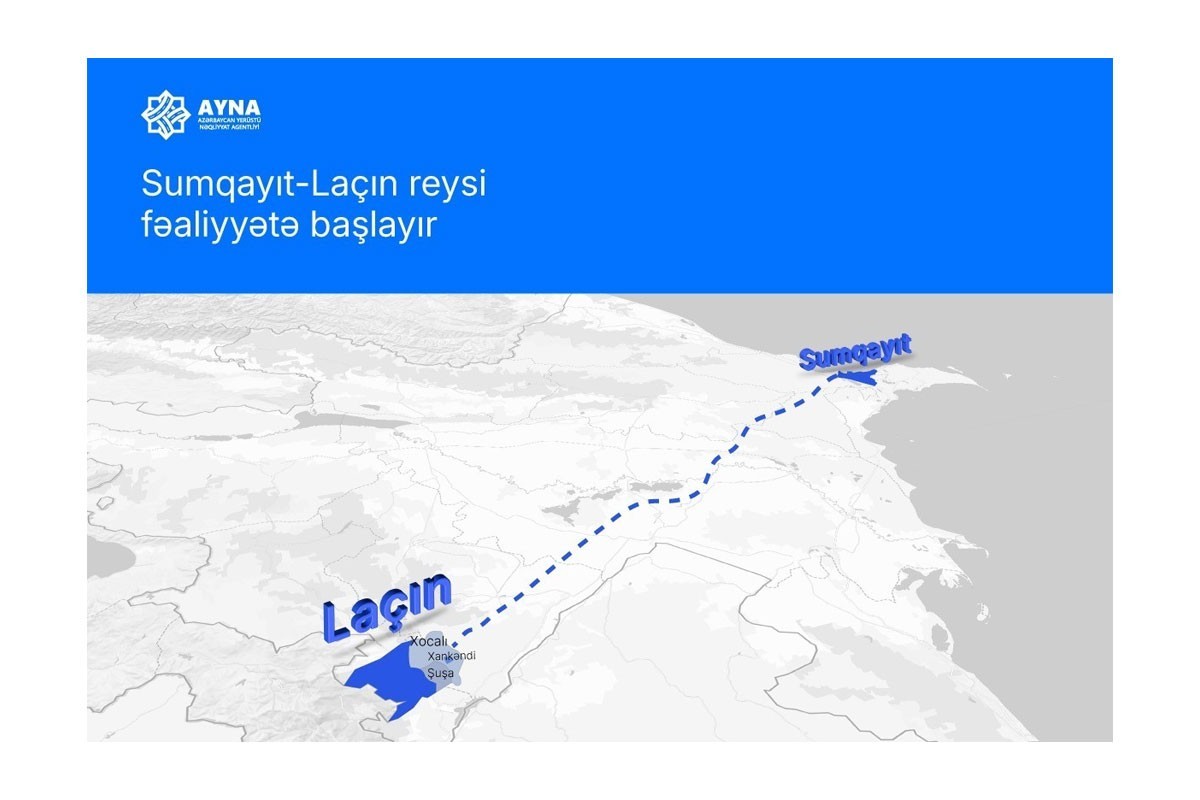 Sumqayıt-Laçın reysi fəaliyyətə başlayır