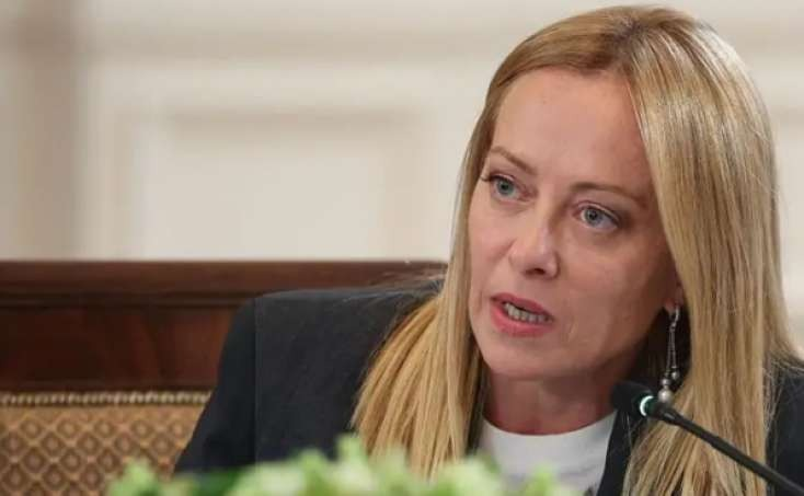 Meloni: Hörmüzdə rüsum tətbiqi təhlükəli nəticələrə yol aça bilər