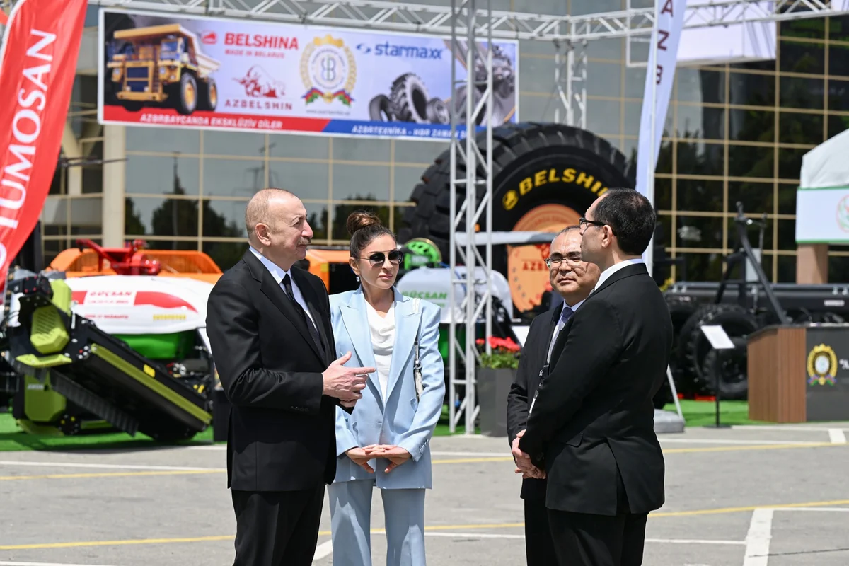 İlham Əliyev 19-cu "Caspian Agro Week" və 31-ci "InterFood Azerbaijan" sərgiləri ilə tanış olub