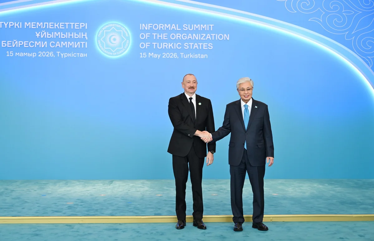 Prezident İlham Əliyev Türküstanda TDT-nin qeyri-rəsmi Zirvə görüşündə çıxış edib