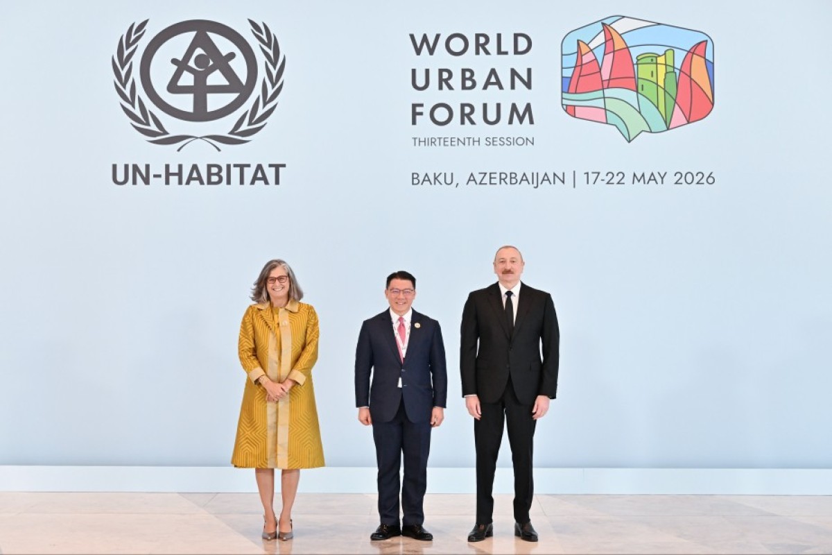 Bakıda WUF13-ün açılış mərasimi keçirilir, Prezident İlham Əliyev tədbirdə iştirak edir