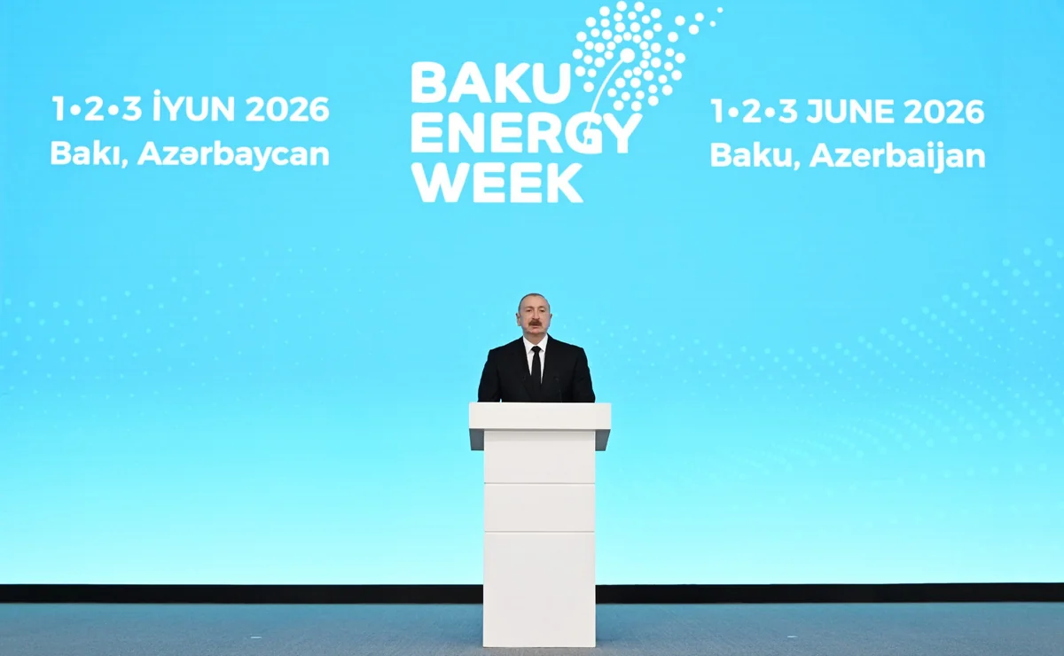 İlham Əliyev Bakı 31-ci "Baku Energy Forum"un rəsmi açılışında çıxış edib