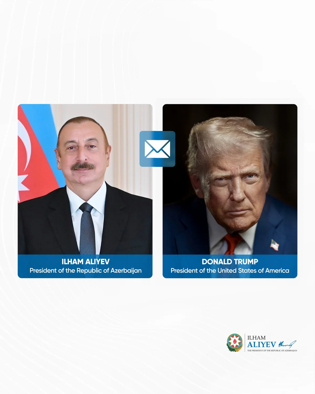 Prezident İlham Əliyev Donald Trampı yubileyi münasibətilə təbrik edib